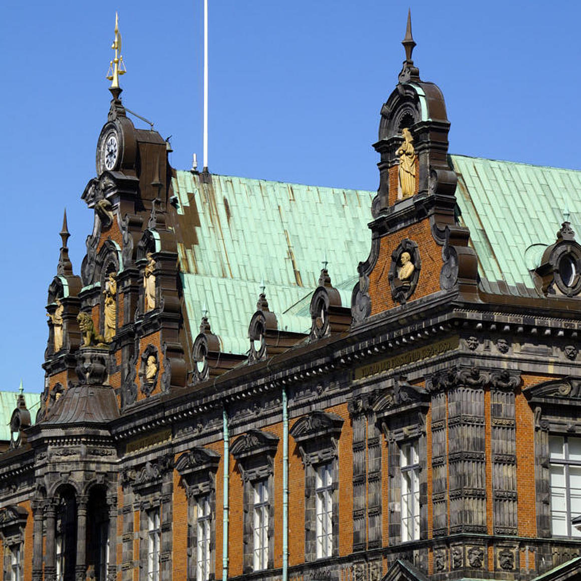 Fassade vom Rathaus Malmö.