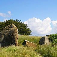 Megaliths in the Jasmund National Park.